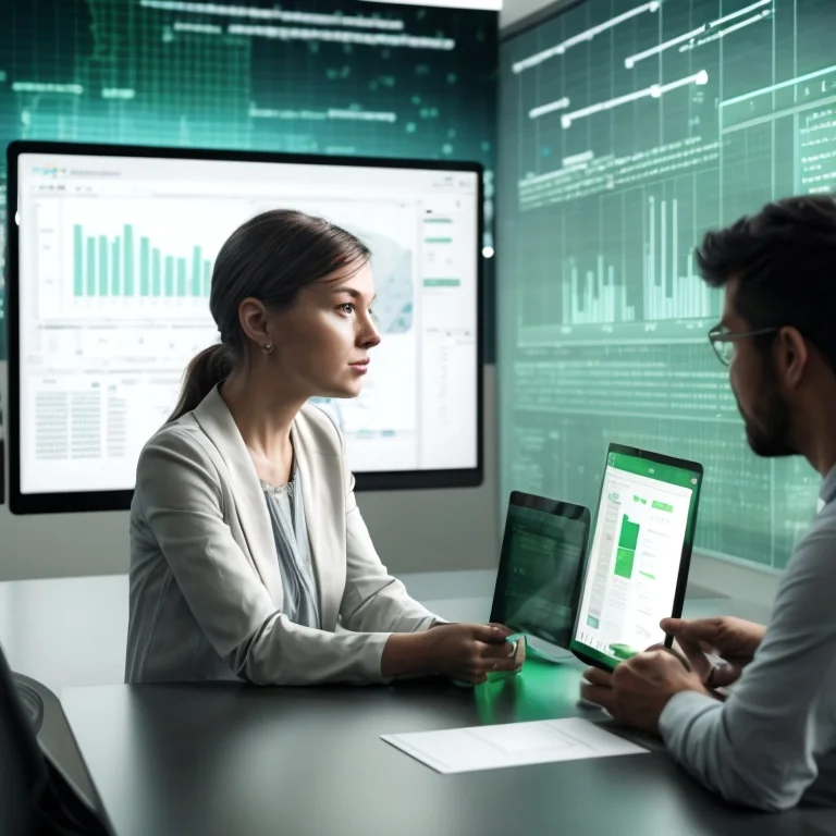 Team collaborating on AI project roadmap